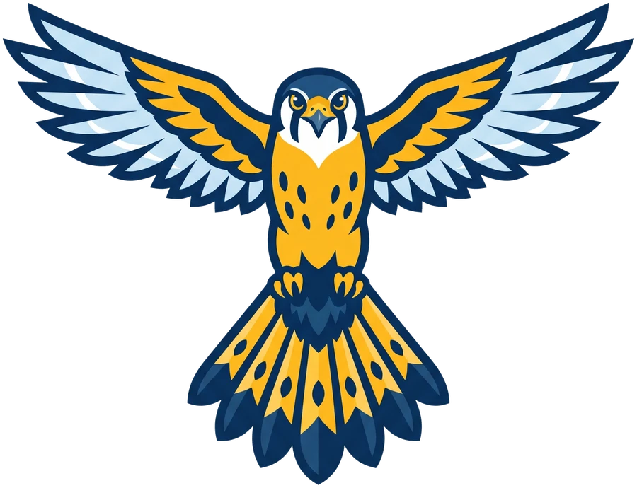 Kestrel Heating & Air kestrel mascot