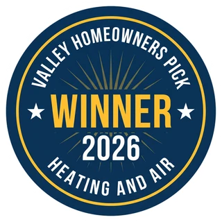 Valley Homeowners Pick 2026 winner, heating and air (a demonstration badge)